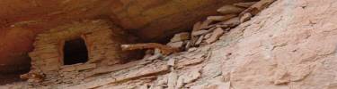 prehistoric granaries above nankoweap in marble canyon